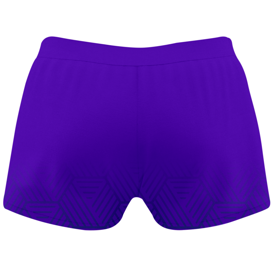 Malla corta voley mujer sublimada modelo hexágono