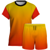 Conjunto voley manga corta sublimado modelo degradado