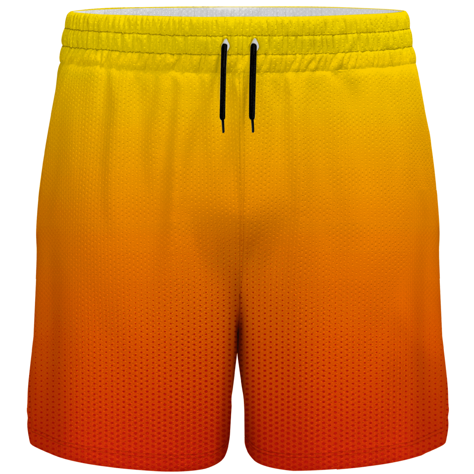 Conjunto voley manga corta sublimado modelo degradado