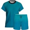 Conjunto voley manga corta sublimado modelo degradado