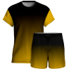 Conjunto voley manga corta sublimado modelo degradado