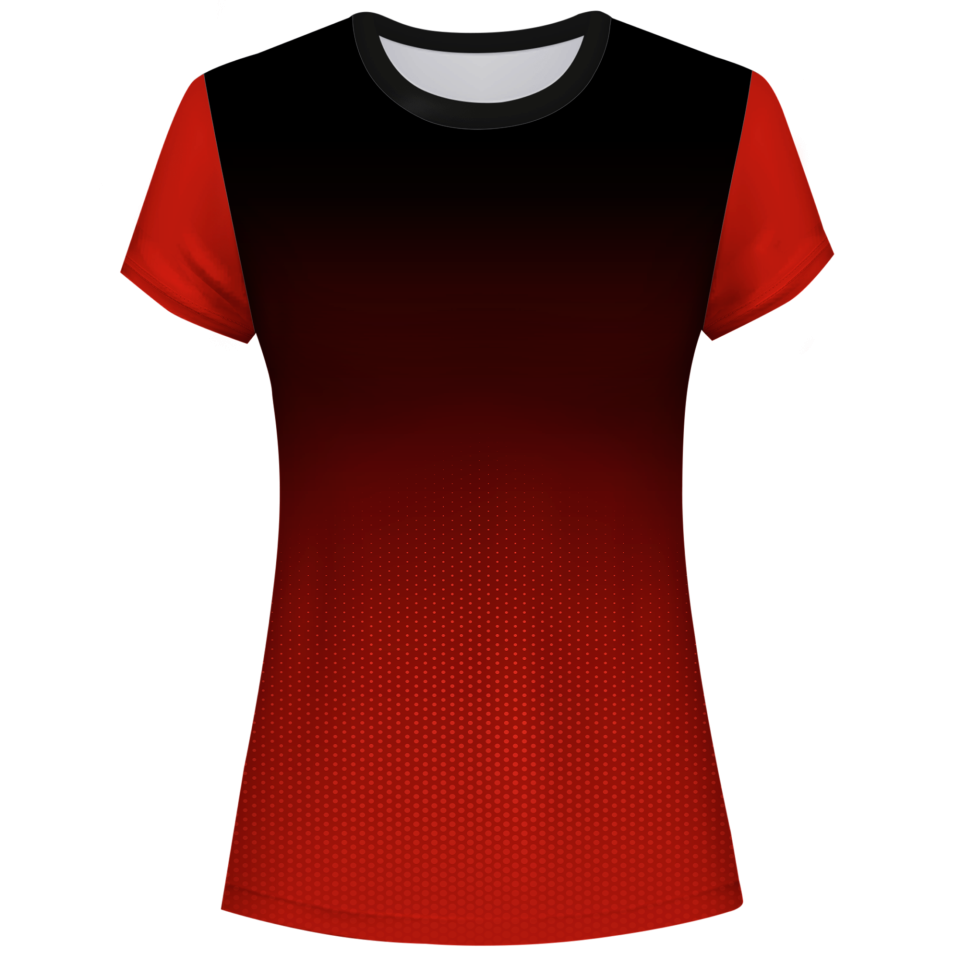 Conjunto voley mujer manga corta sublimado modelo degradado