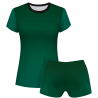 Conjunto voley mujer manga corta sublimado modelo degradado