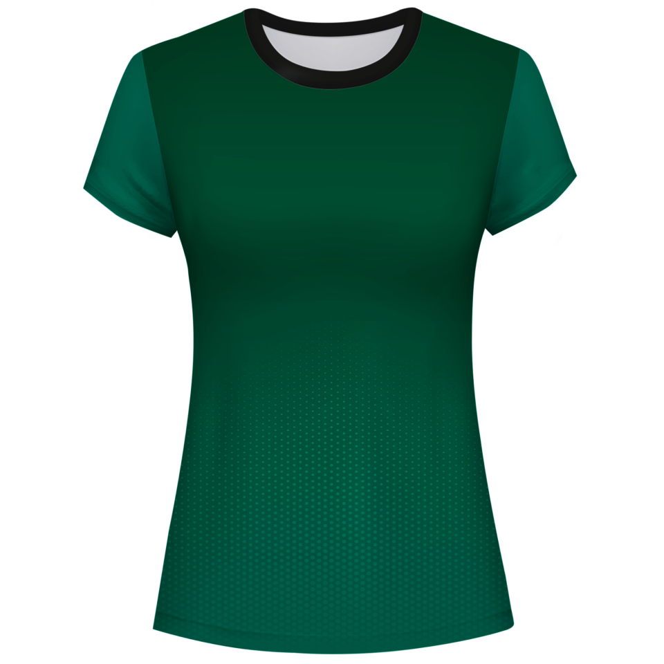 Conjunto voley mujer manga corta sublimado modelo degradado