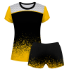 Conjunto voley mujer manga corta sublimado modelo corte