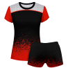 Conjunto voley mujer manga corta sublimado modelo corte