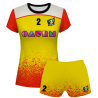 Conjunto voley mujer manga corta sublimado modelo corte