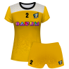 Conjunto voley mujer manga corta sublimado modelo corte