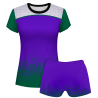Conjunto voley mujer manga corta sublimado modelo corte