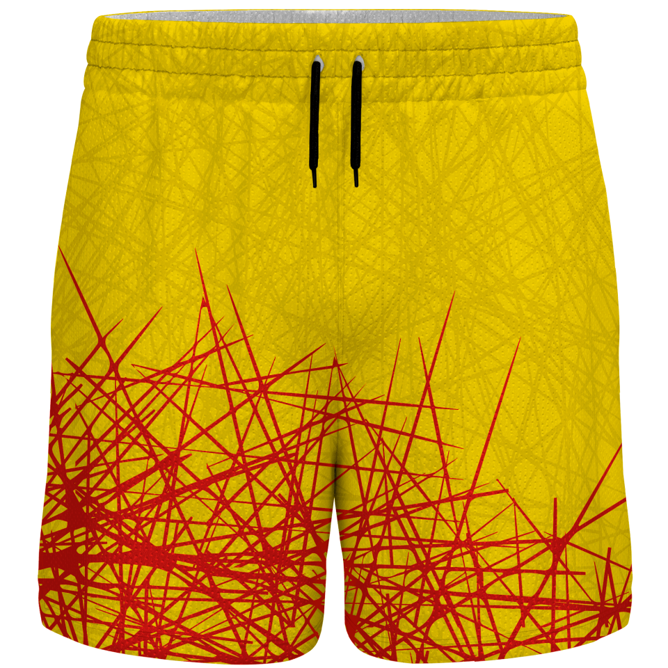 Conjunto voley manga corta sublimado modelo líneas