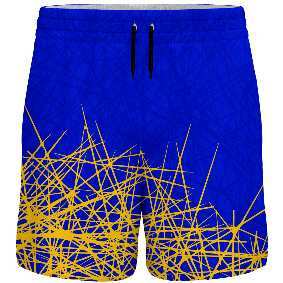 Conjunto voley manga corta sublimado modelo líneas