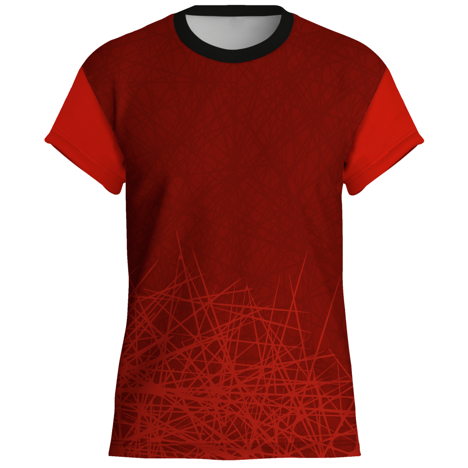 Conjunto voley manga corta sublimado modelo líneas