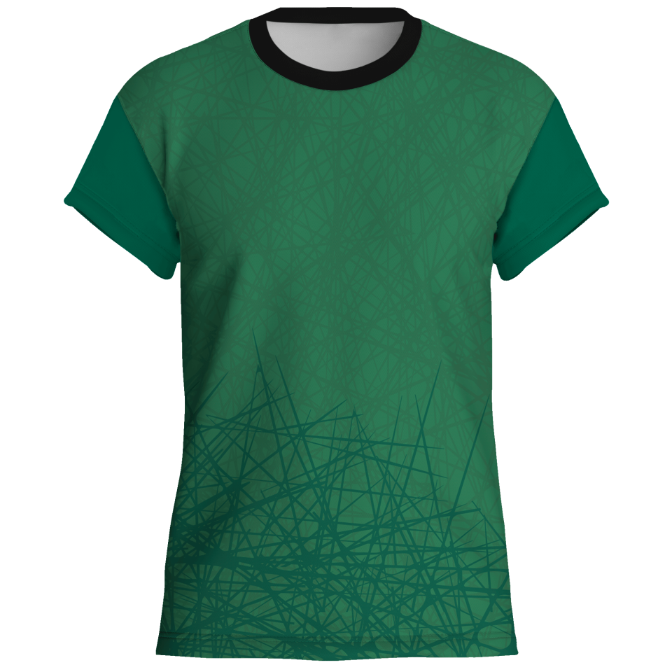 Conjunto voley manga corta sublimado modelo líneas