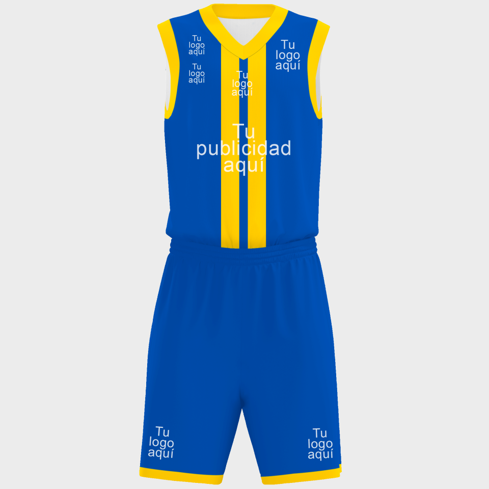 Conjunto de baloncesto sublimado modelo paralela personalizado