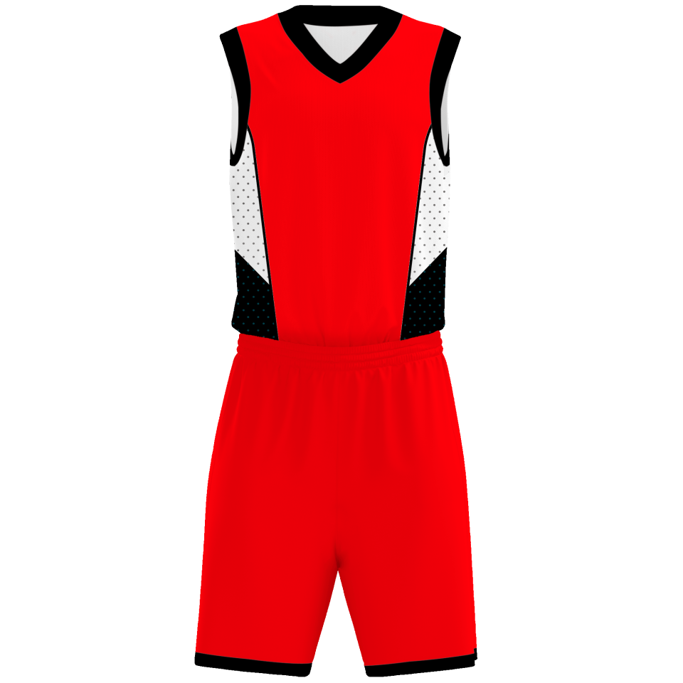 Conjunto de baloncesto sublimado modelo puntos personalizado