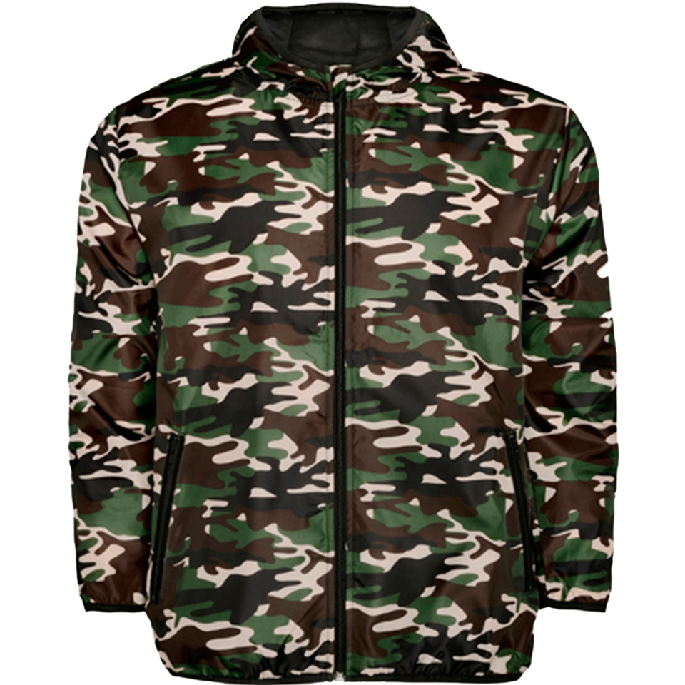 Cortavientos con capucha personalizado