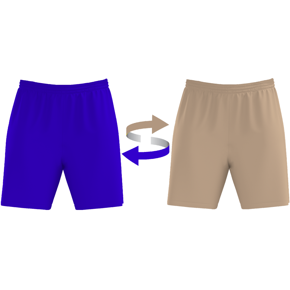 Pantalón baloncesto REVERSIBLE colores lisos personalizado