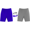 Pantalón baloncesto REVERSIBLE colores lisos personalizado