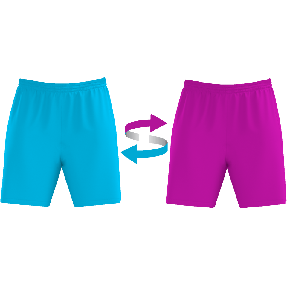 Pantalón baloncesto REVERSIBLE colores lisos personalizado