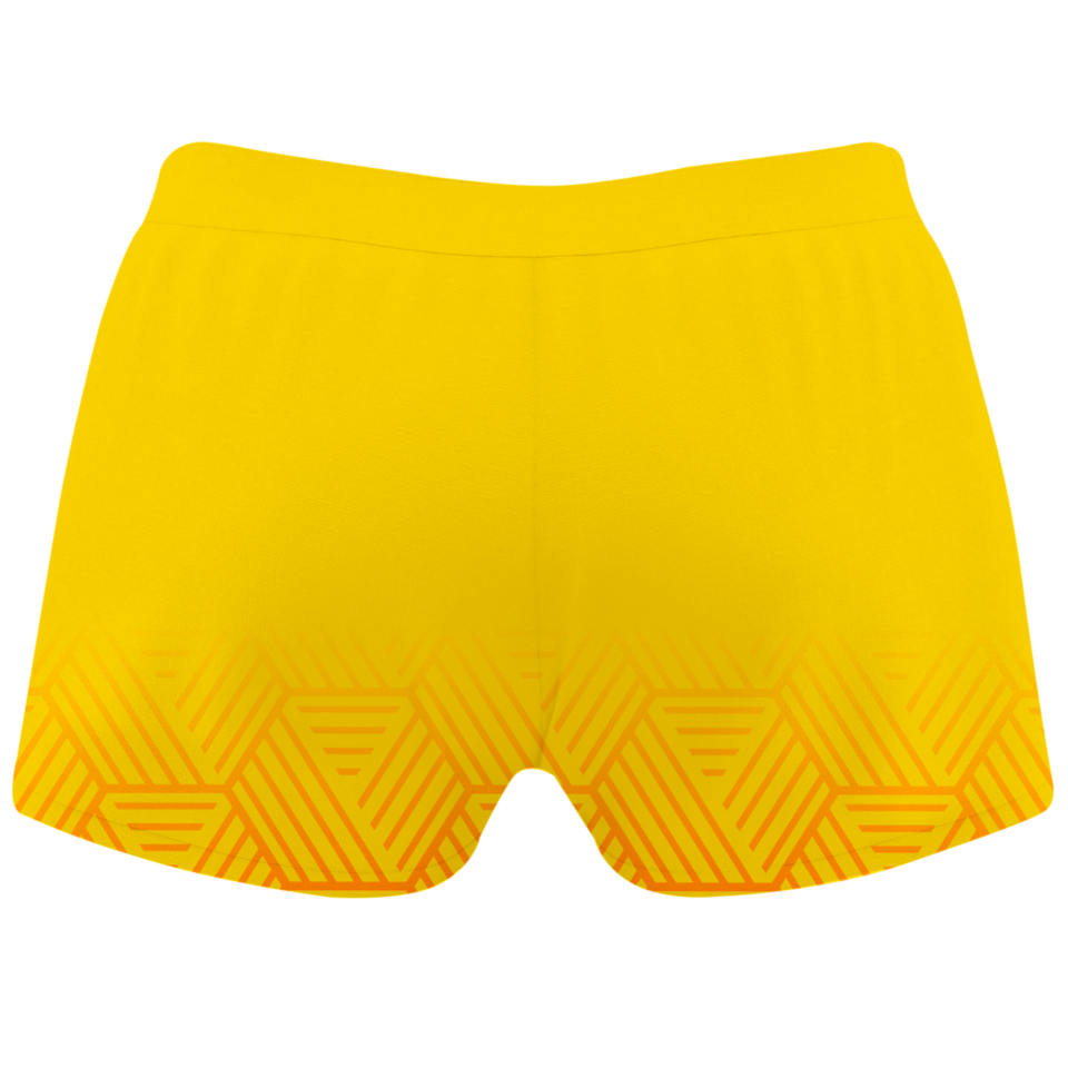 Malla corta pádel sublimada modelo hexágono