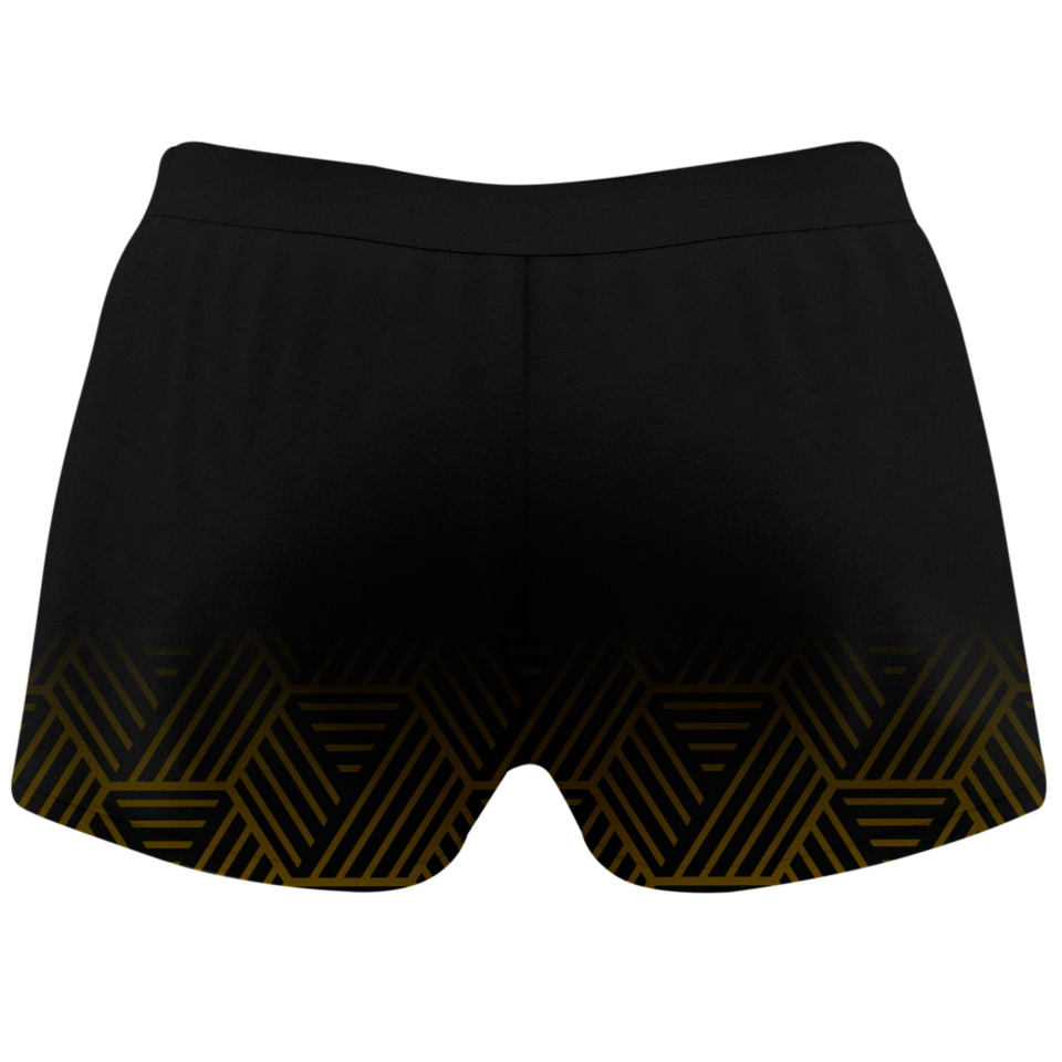 Malla corta pádel sublimada modelo hexágono