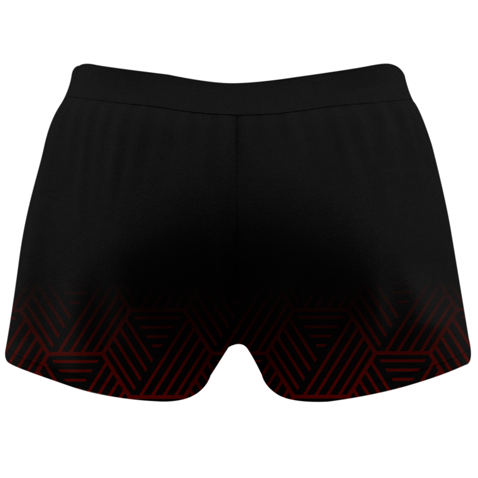 Malla corta pádel sublimada modelo hexágono