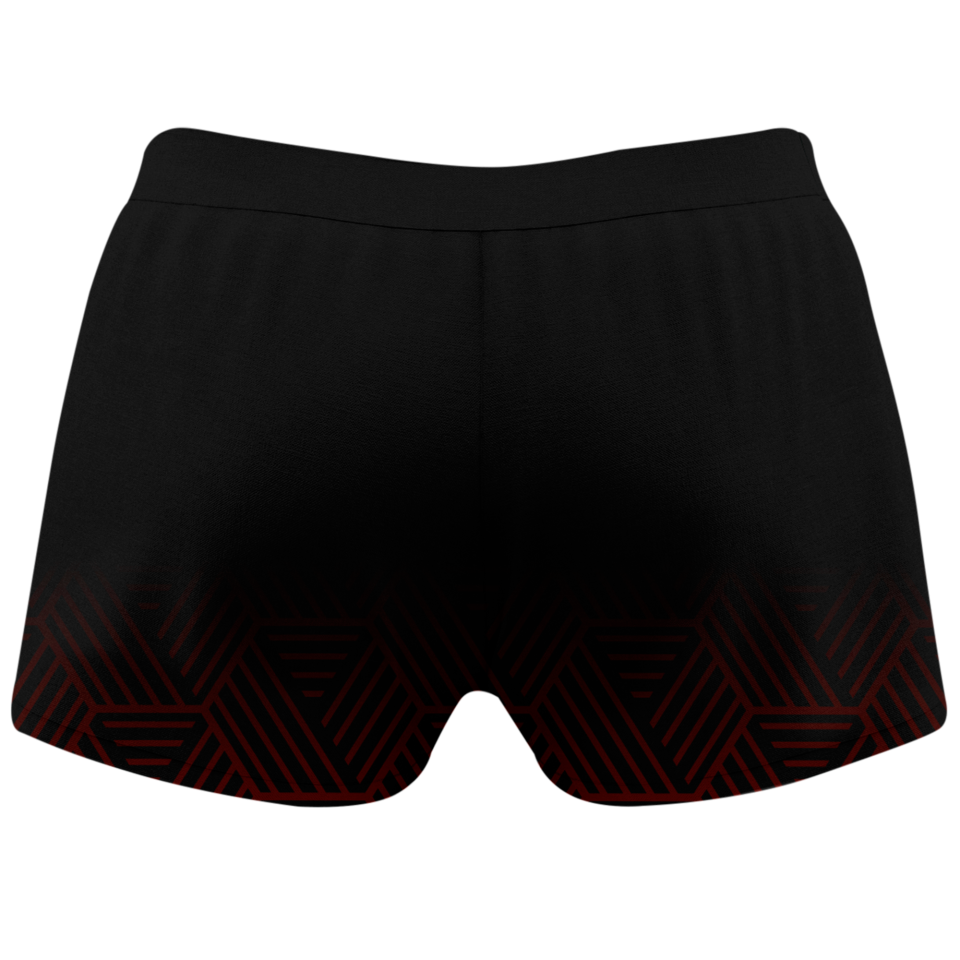 Malla corta pádel sublimada modelo hexágono