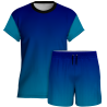 Conjunto pádel manga corta sublimado modelo degradado