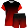 Conjunto pádel manga corta sublimado modelo degradado