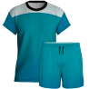 Conjunto pádel manga corta sublimado modelo corte