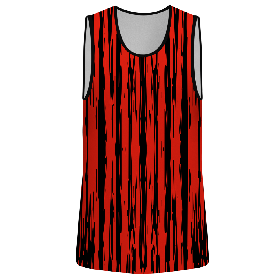 Conjunto pádel sin mangas sublimado modelo rayado