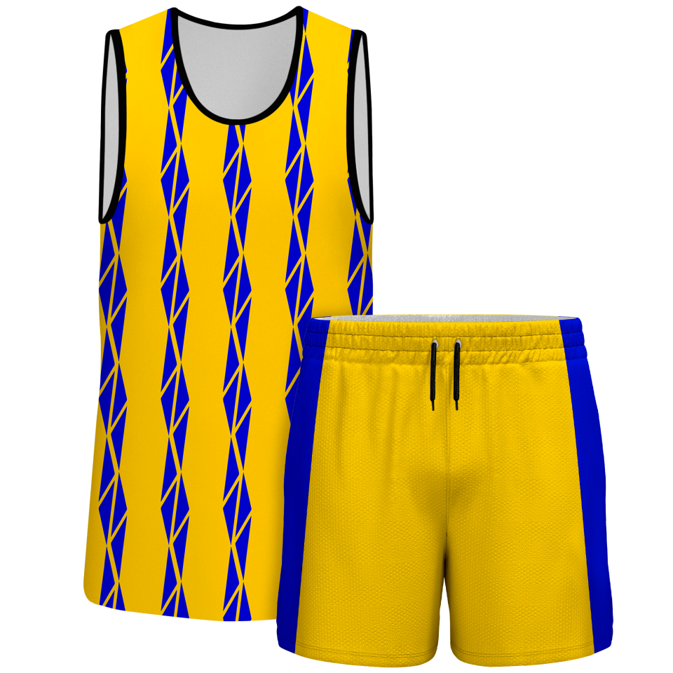 Conjunto pádel sin mangas sublimado modelo bandas