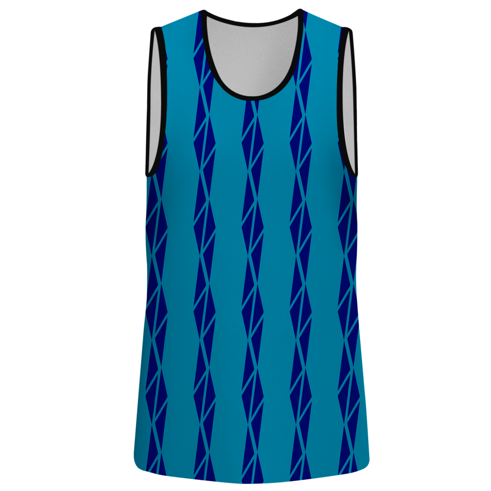 Conjunto pádel sin mangas sublimado modelo bandas