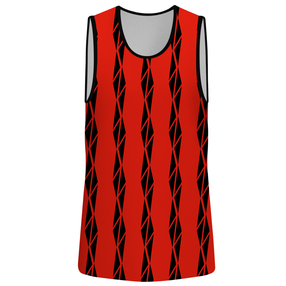 Conjunto pádel sin mangas sublimado modelo bandas