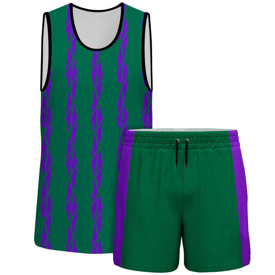 Conjunto pádel sin mangas sublimado modelo bandas