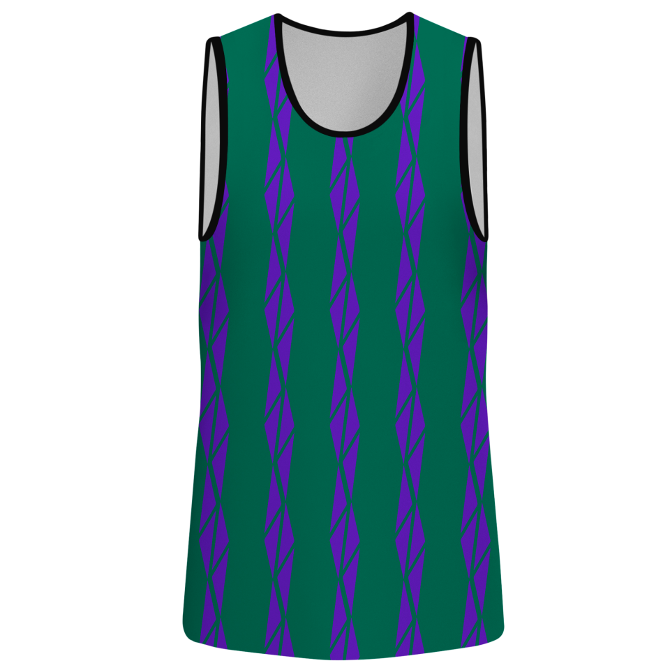 Conjunto pádel sin mangas sublimado modelo bandas