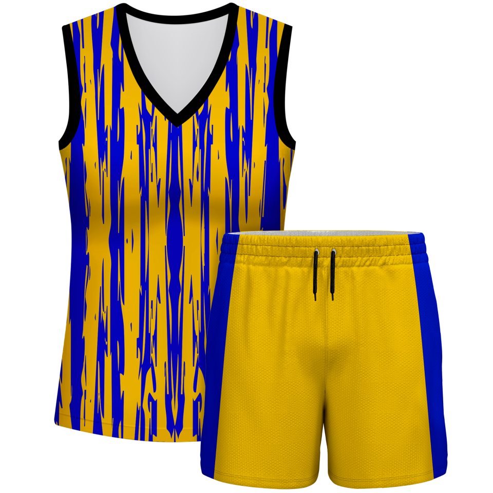 Conjunto pádel mujer sin mangas sublimado modelo rayado