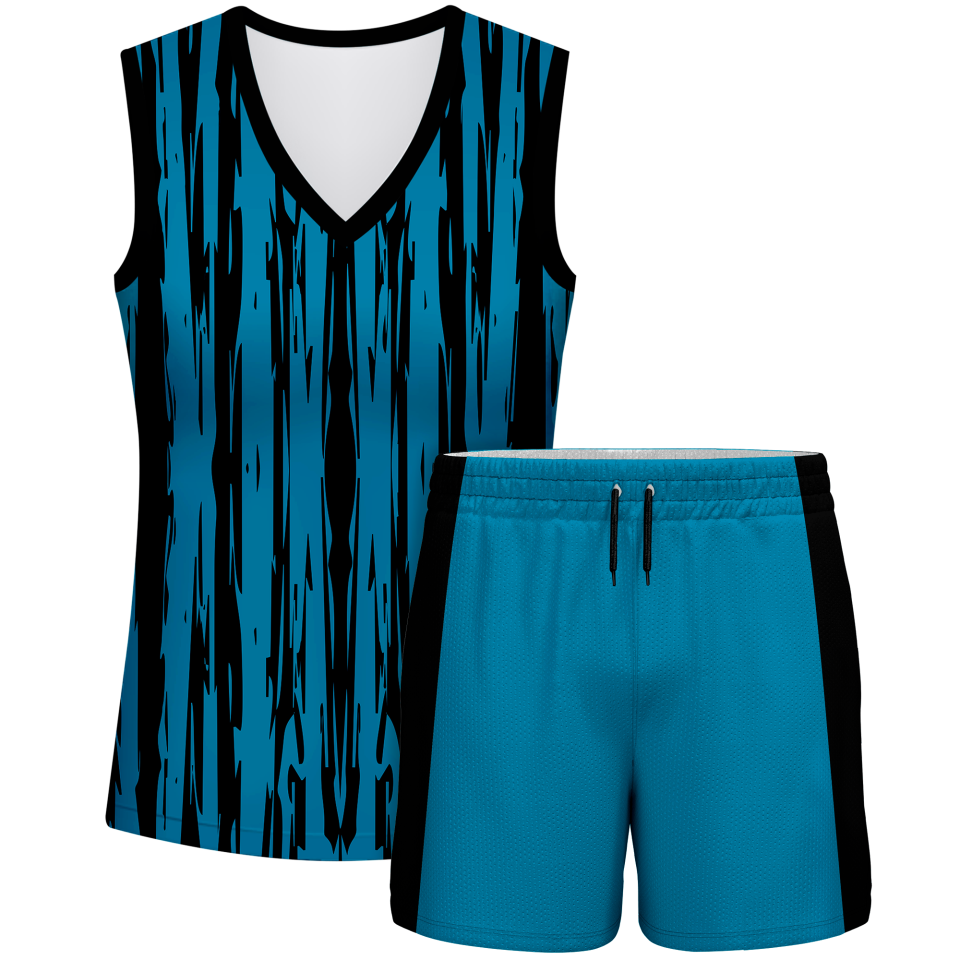 Conjunto pádel mujer sin mangas sublimado modelo rayado