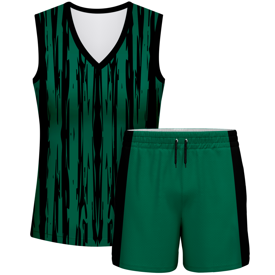 Conjunto pádel mujer sin mangas sublimado modelo rayado