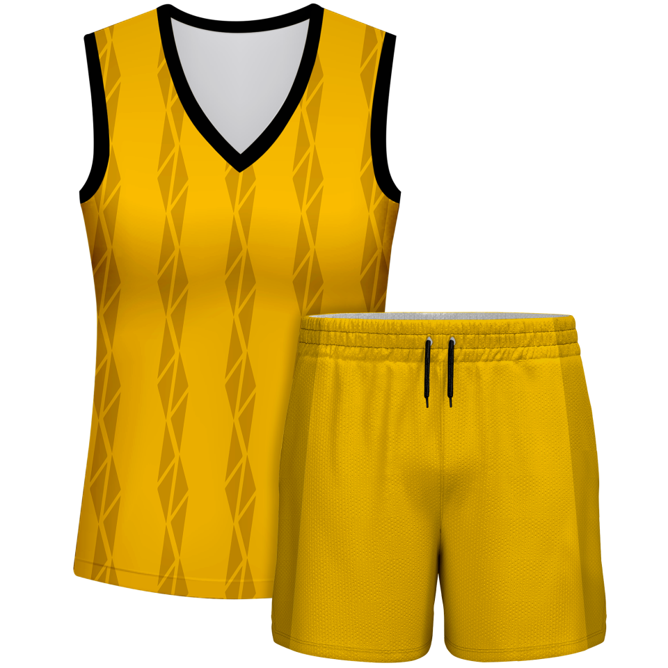 Conjunto pádel mujer sin mangas sublimado modelo bandas