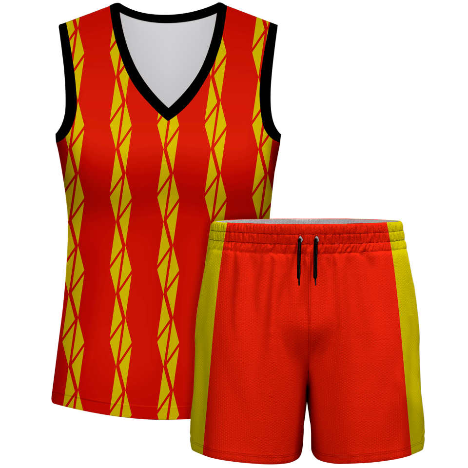 Conjunto pádel mujer sin mangas sublimado modelo bandas