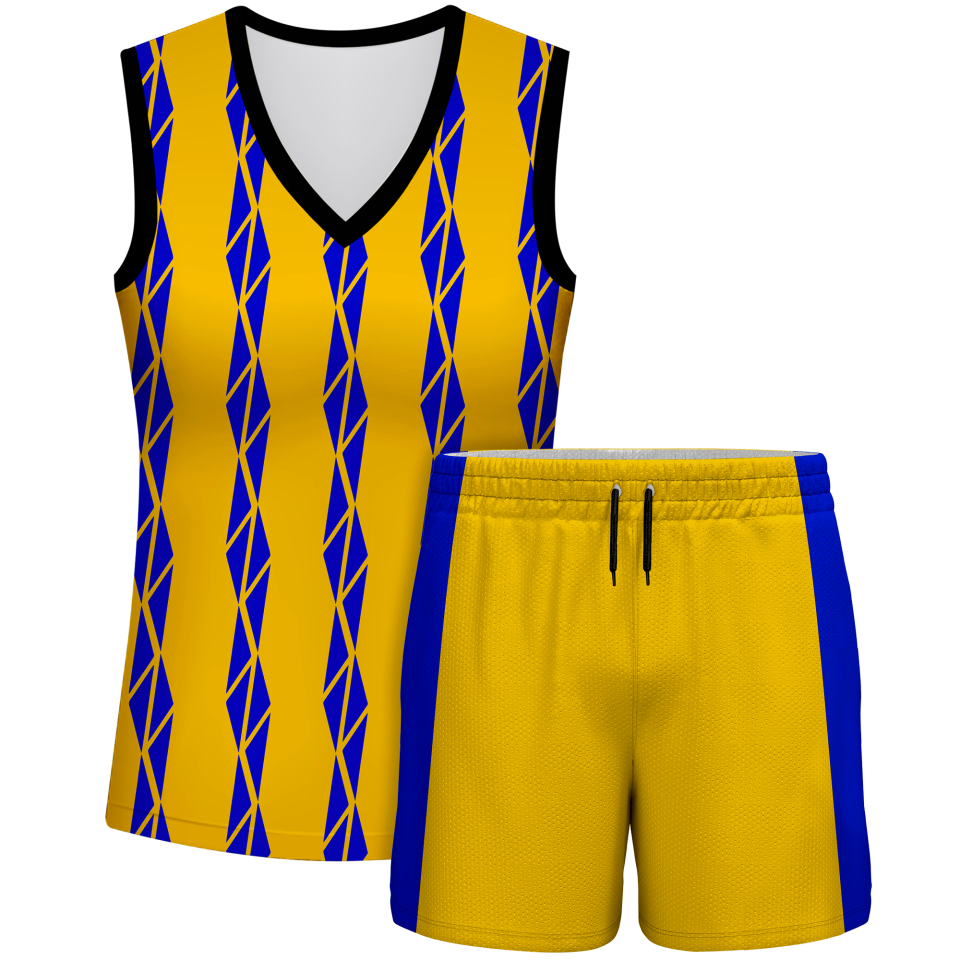 Conjunto pádel mujer sin mangas sublimado modelo bandas