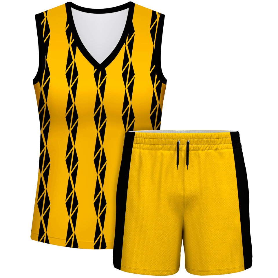 Conjunto pádel mujer sin mangas sublimado modelo bandas