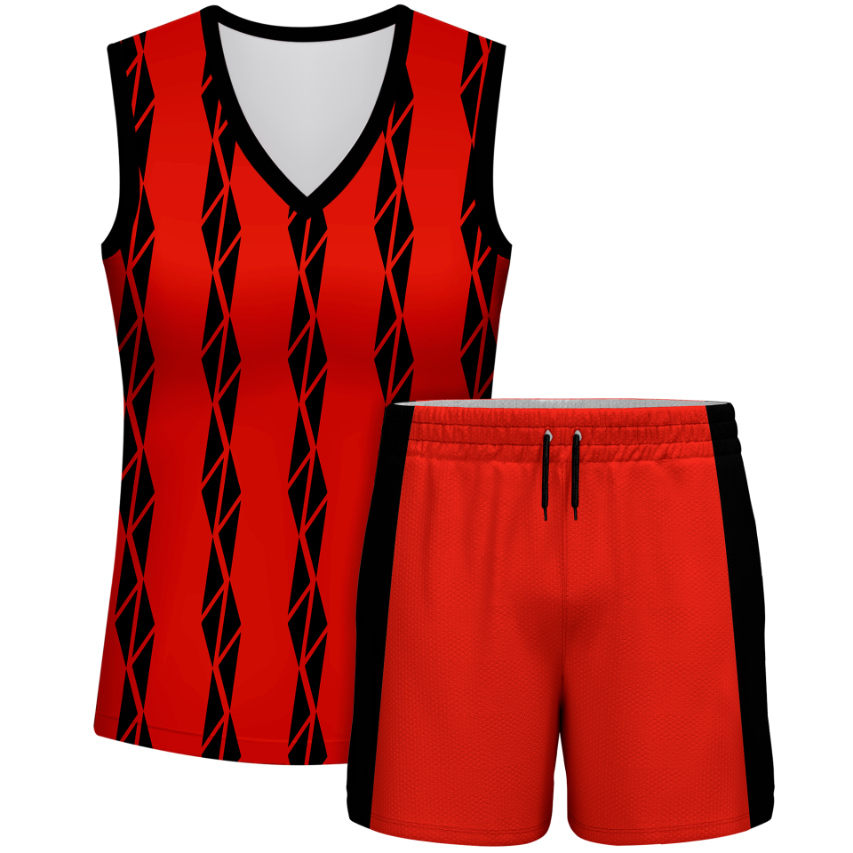 Conjunto pádel mujer sin mangas sublimado modelo bandas