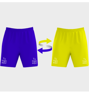 Pantalón baloncesto REVERSIBLE colores lisos personalizado