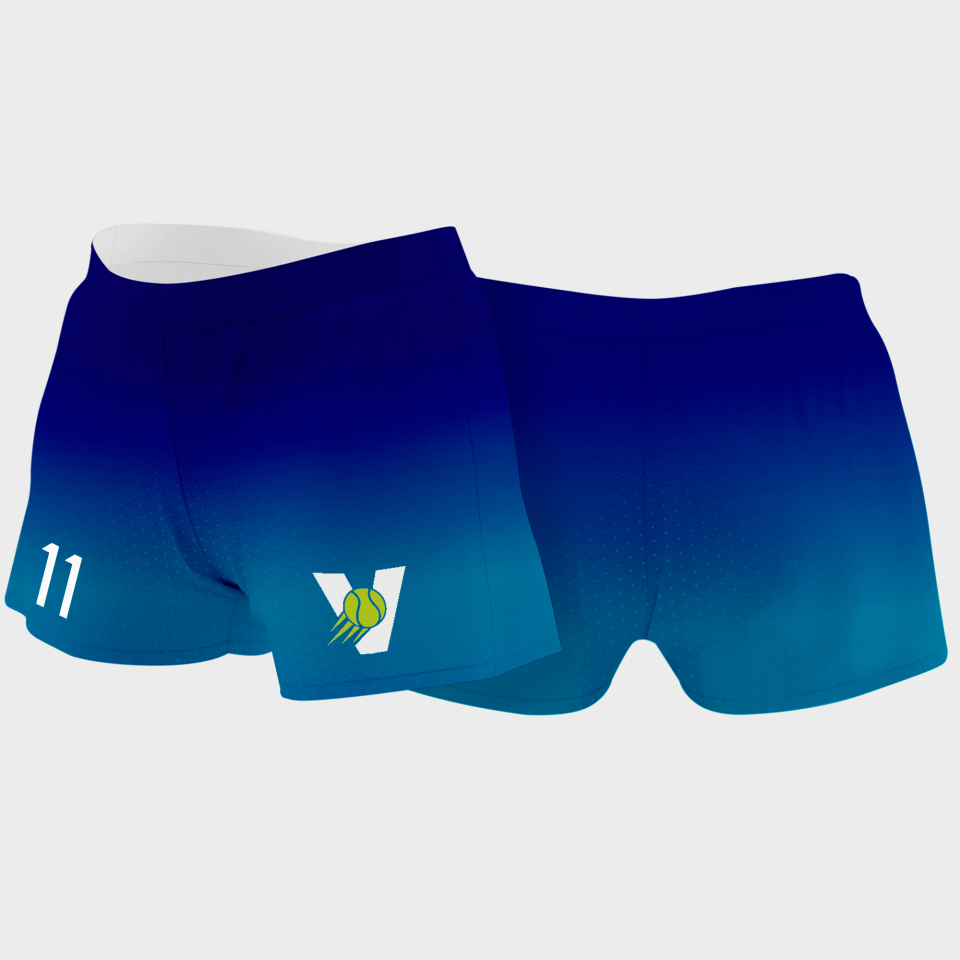 Malla corta voley mujer sublimada modelo degradado