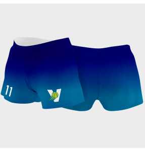 Malla corta voley mujer sublimada modelo degradado