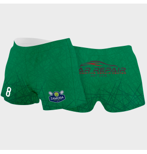 Malla corta voley mujer sublimada modelo líneas