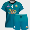 Conjunto voley manga corta sublimado modelo degradado