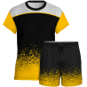 Conjunto voley manga corta sublimado modelo corte